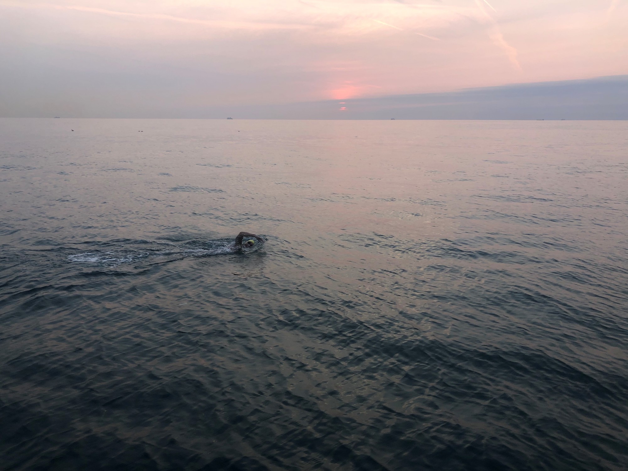 Quinn English Channel swim